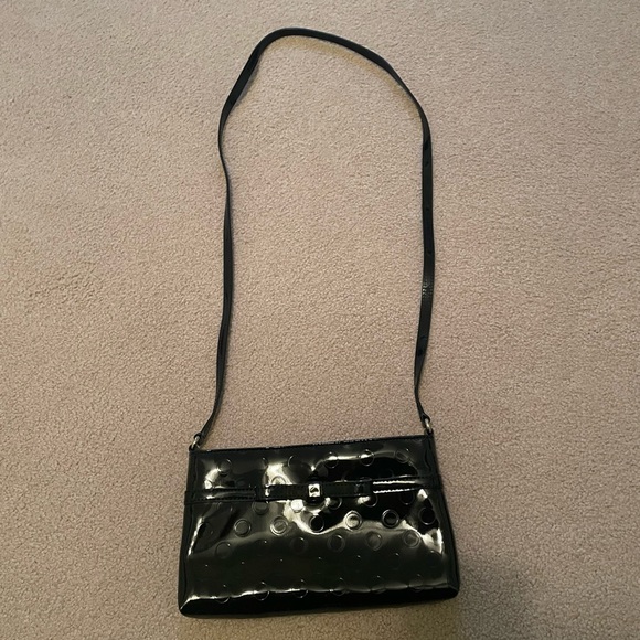 kate spade Handbags - Kate Spade black patent leather cross body
